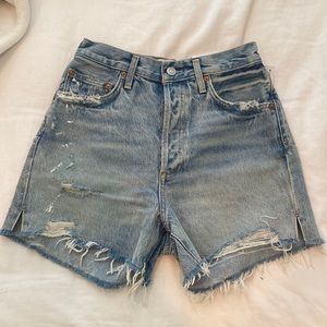AGOLDE Parker Cut Off Shorts